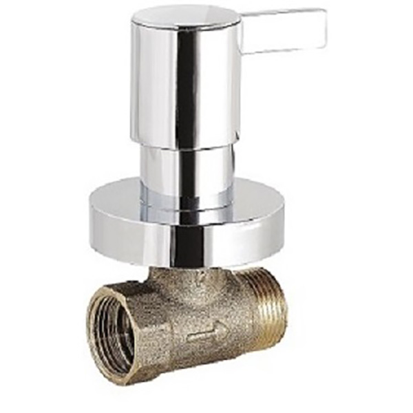 Karasto Rubinetto A Sfera Con Raccordo Per Flessibile DN 15 (1/2") - Ottone E Acciaio Per Acqua E Aria, Pressione Max 10 Bar